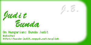 judit bunda business card